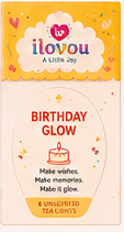 ilovou Birthday Glow tea light box