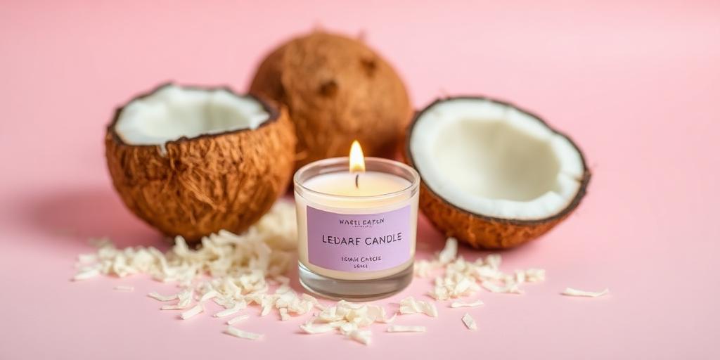 Coconut Cream scented tea light