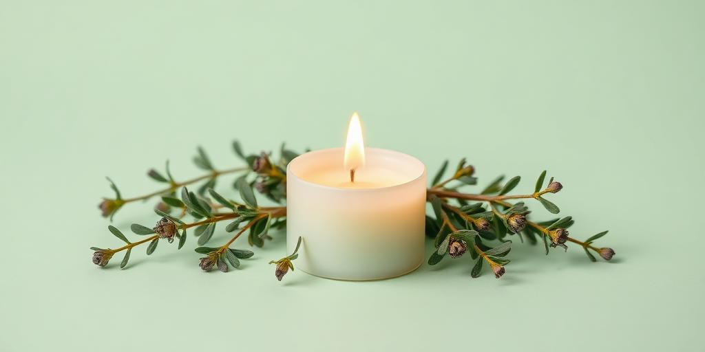 Eucalyptus Mint scented tea light