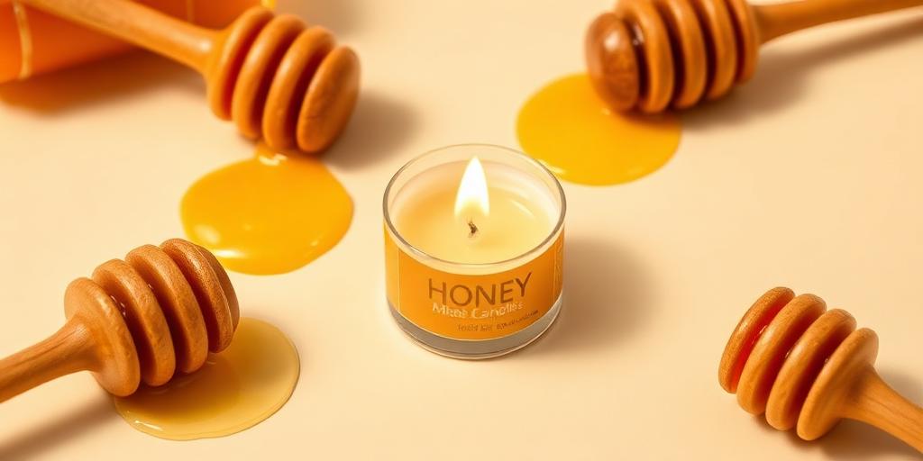 Honey Amber scented tea light