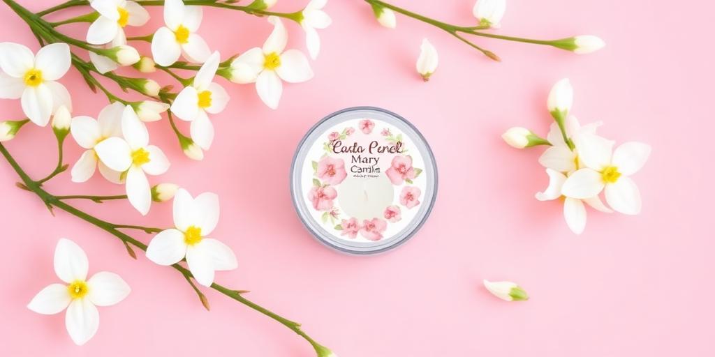 Jasmine Bloom scented tea light