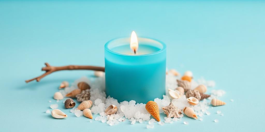 Ocean Breeze scented tea light