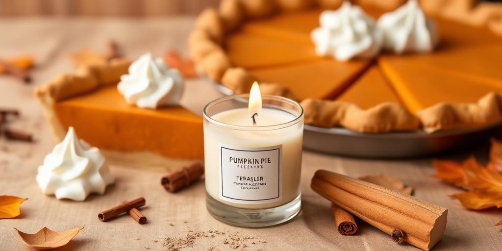 Pumpkin Pie scented tea light