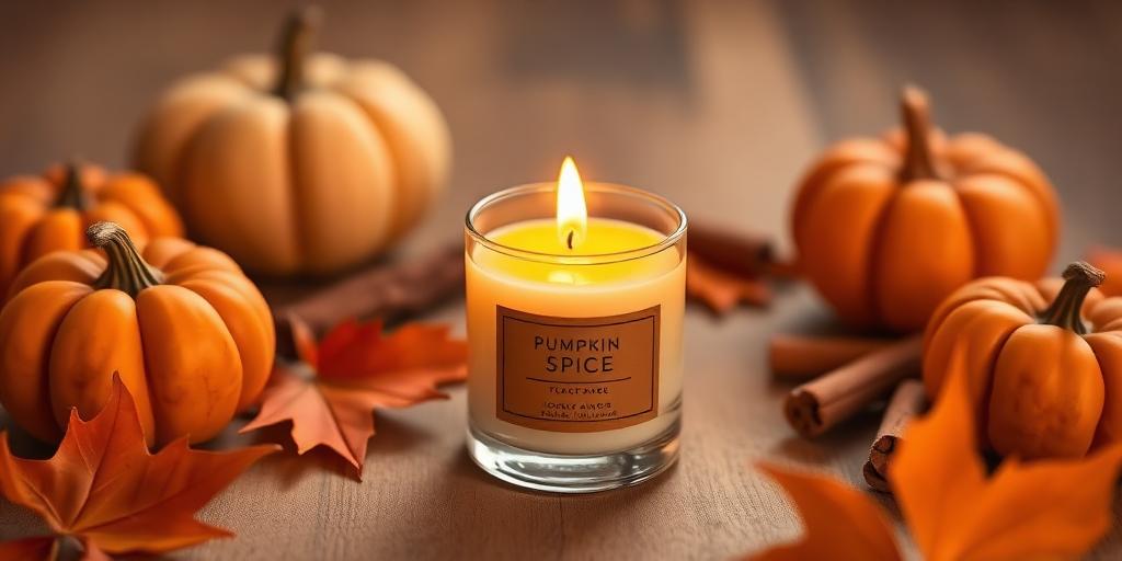 Pumpkin Spice scented tea light