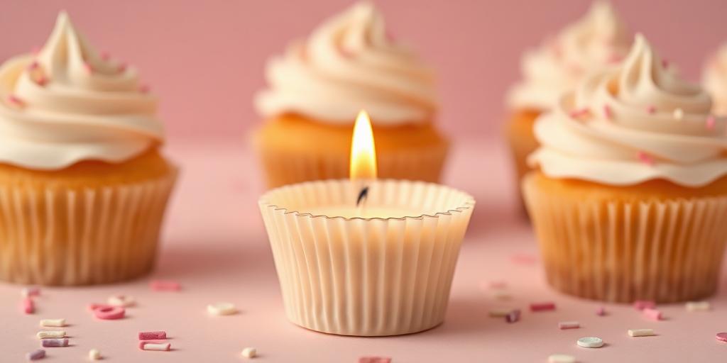 Vanilla Cupcake scented tea light